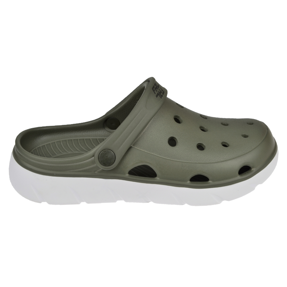 Forelli Eva Burnu Kapalı Unisex Terlik FOR-FLY-G   HAKİ