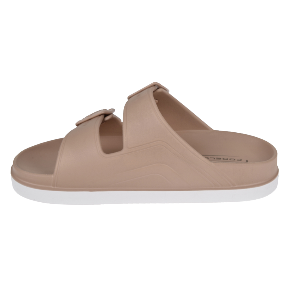 Forelli Eva Çift Bantlı Unisex Terlik FOR-CAPRİ-G   KUM