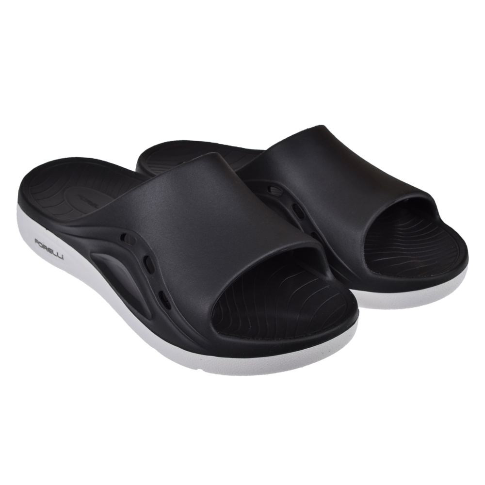 Forelli Eva Tek Bant Unisex Terlik FOR-CAT-G   SİYAH