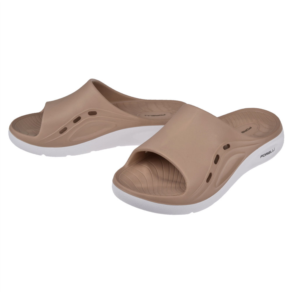 Forelli Eva Tek Bant Unisex Terlik FOR-CAT-G   KUM