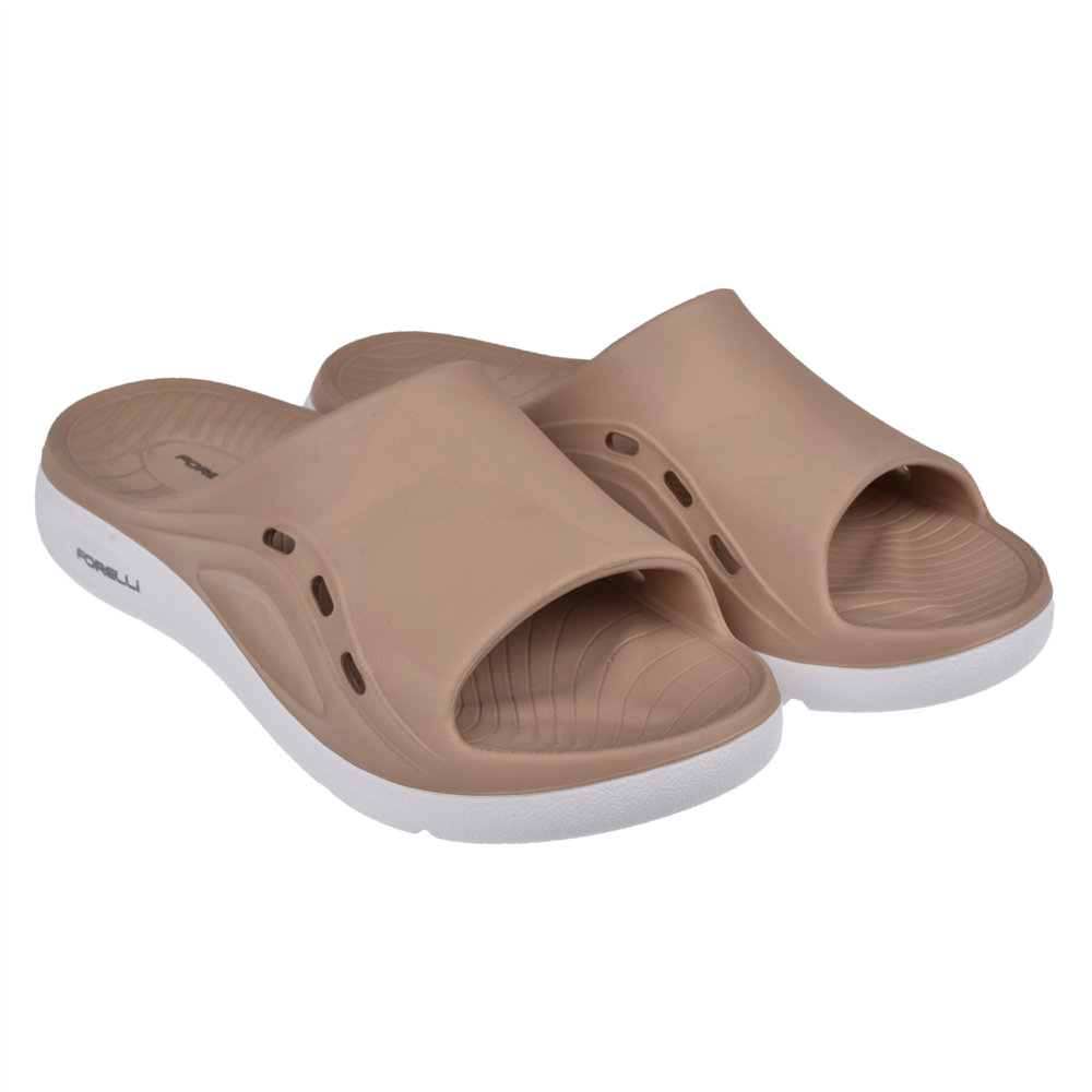 Forelli Eva Tek Bant Unisex Terlik FOR-CAT-G   KUM