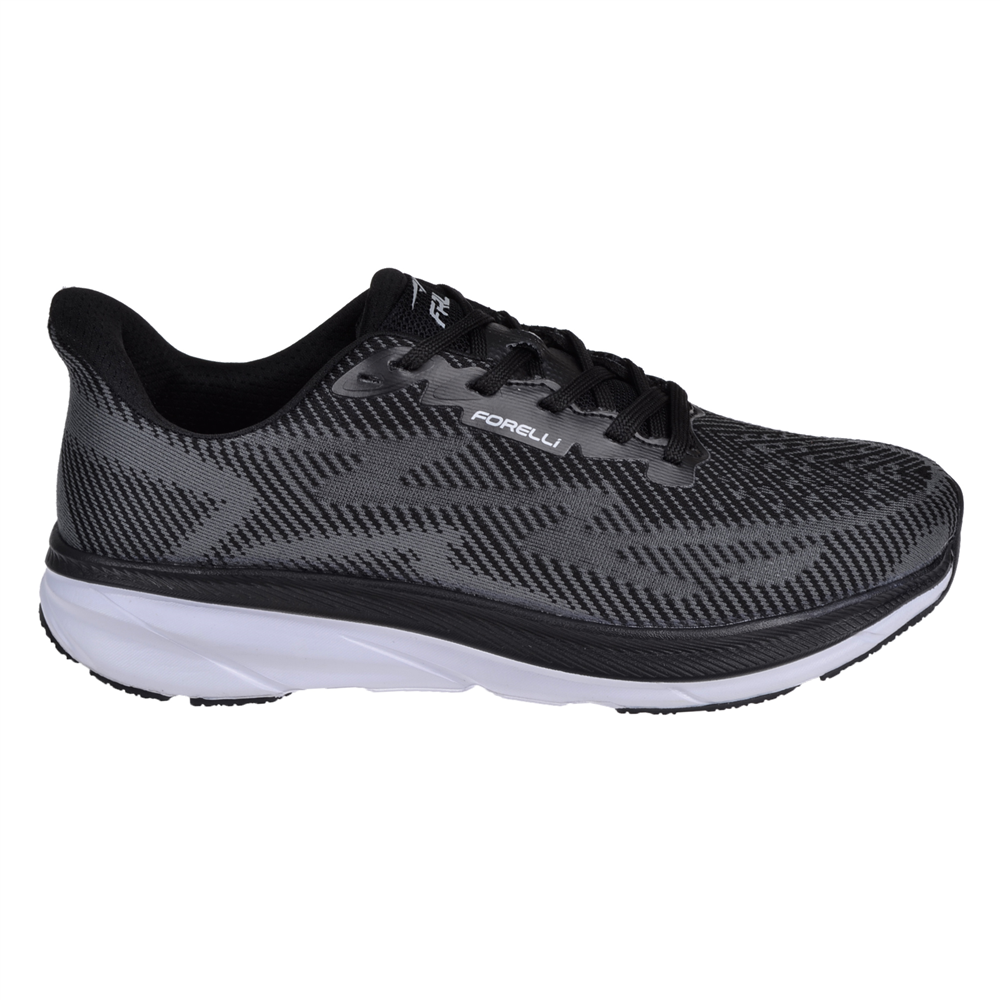 Forelli Hafif Taban Erkek Spor Ayakkabı Sneaker FOR-SANTİAGO   SİYAH