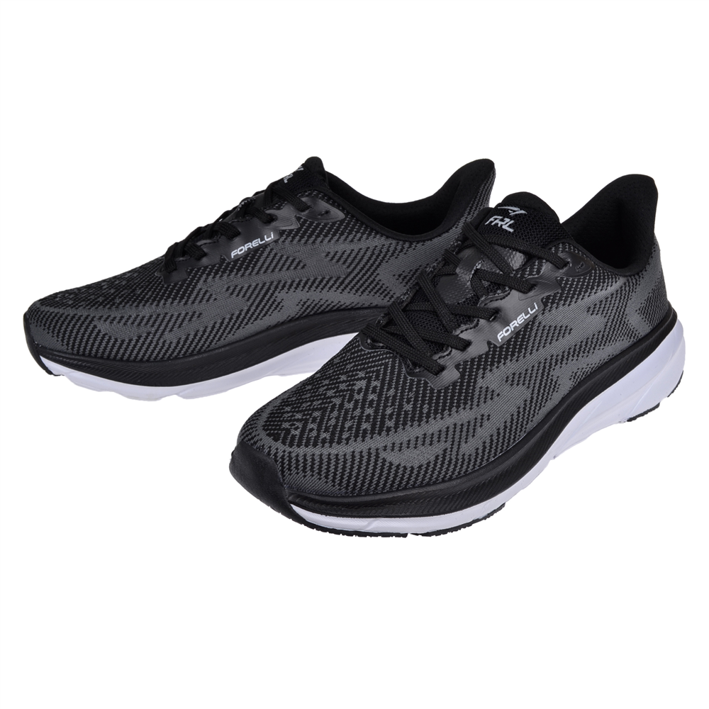 Forelli Hafif Taban Erkek Spor Ayakkabı Sneaker FOR-SANTİAGO SİYAH