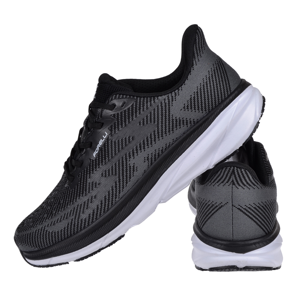 Forelli Hafif Taban Erkek Spor Ayakkabı Sneaker FOR-SANTİAGO SİYAH