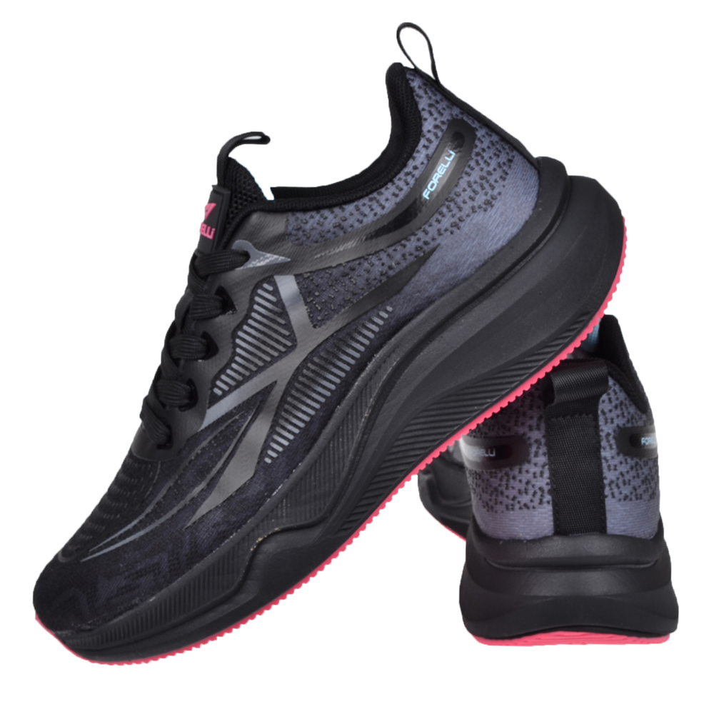 Forelli Hafif Taban Kadın Spor Ayakkabı Sneaker FOR-FORTELAZ SİYAH
