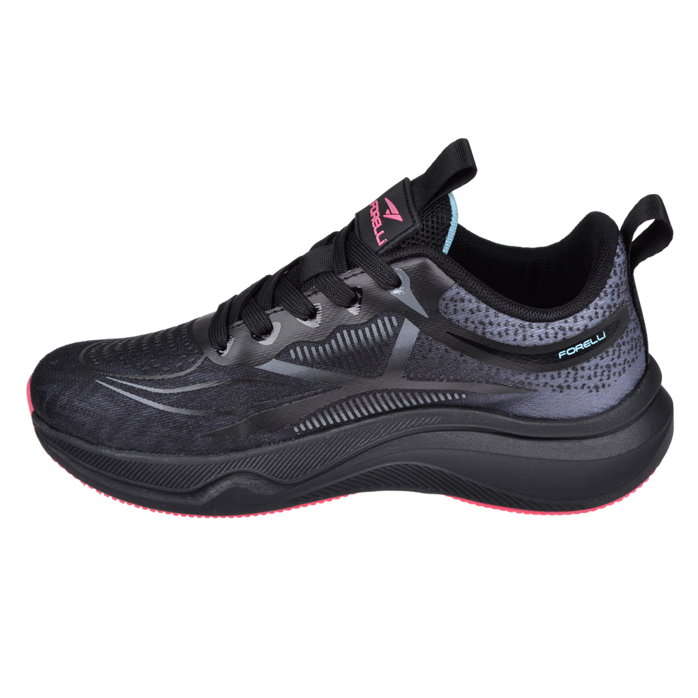 Forelli Hafif Taban Kadın Spor Ayakkabı Sneaker FOR-FORTELAZ SİYAH