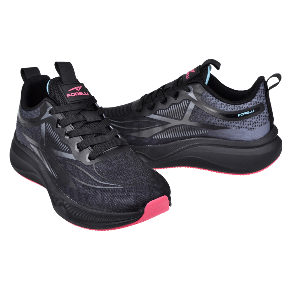 Forelli Hafif Taban Kadın Spor Ayakkabı Sneaker FOR-FORTELAZ SİYAH