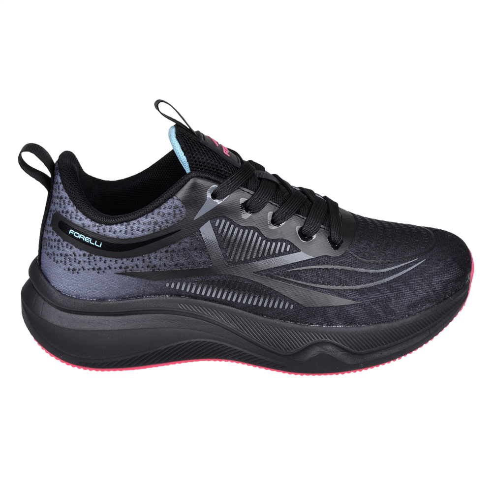 Forelli Hafif Taban Kadın Spor Ayakkabı Sneaker FOR-FORTELAZ SİYAH