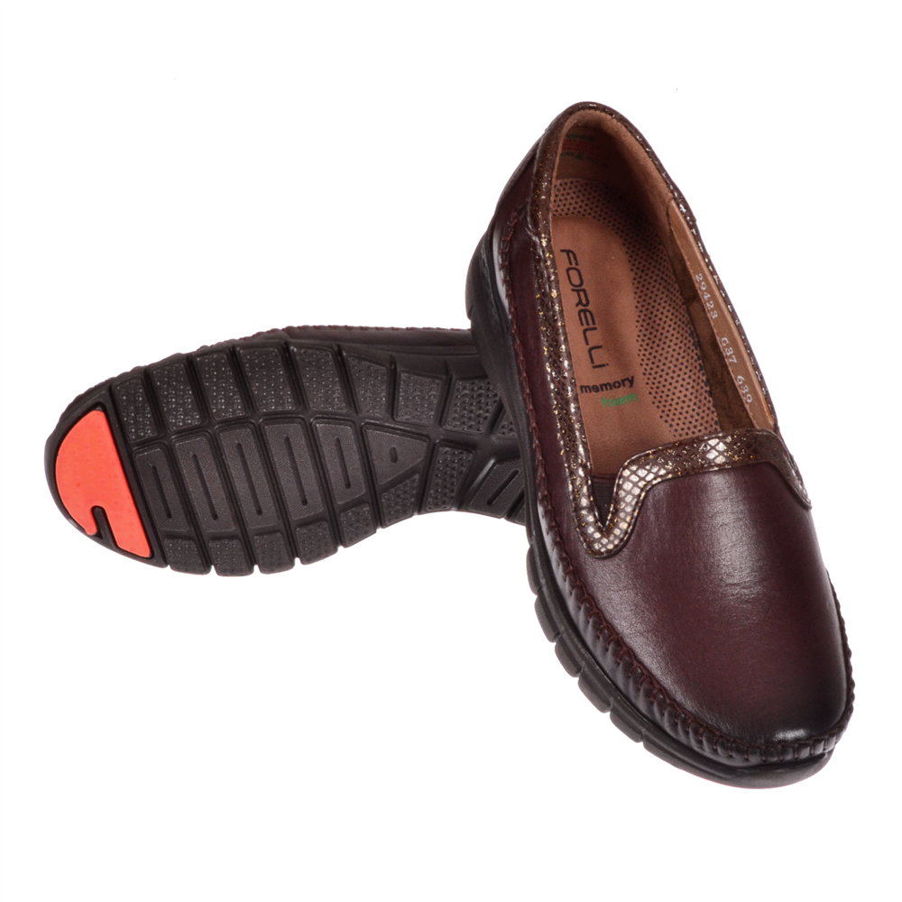 Forelli Hakiki Deri Comfort Kadın Ayakkabı FOR-29423 KAHVE