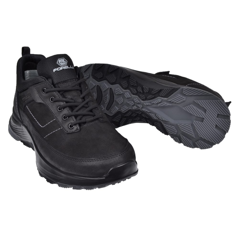 Forelli Hakiki Deri Waterproof Erkek Ayakkabı FOR-GRANT SİYAH NUBUK