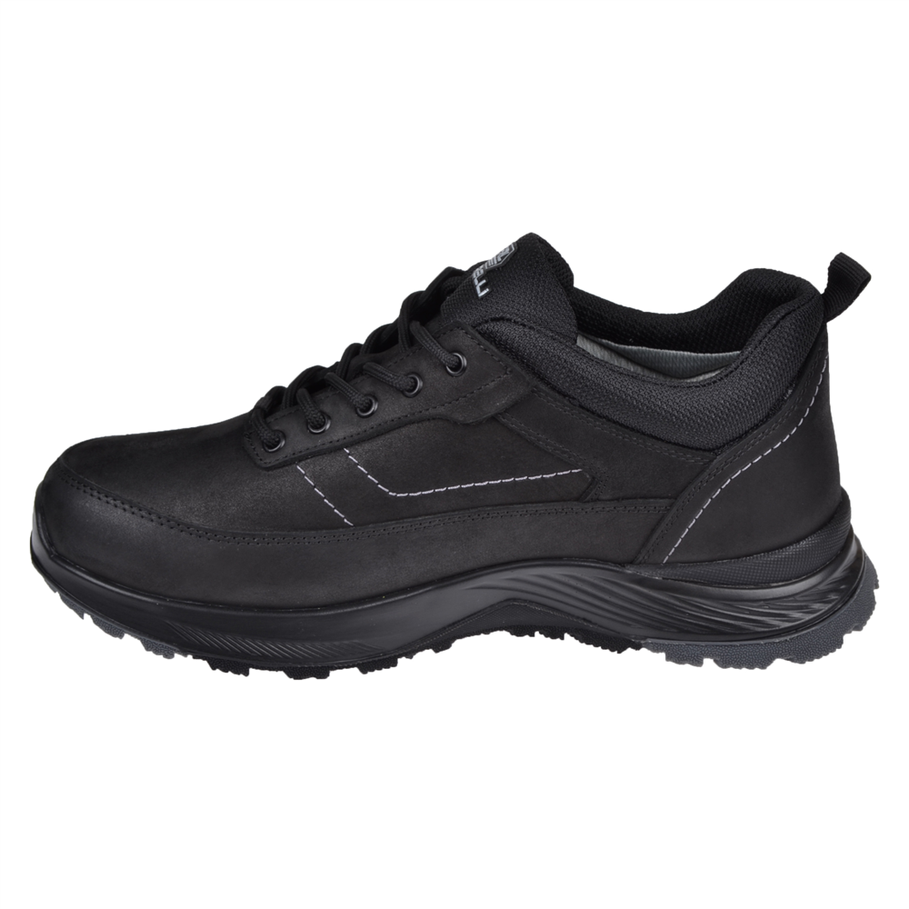 Forelli Hakiki Deri Waterproof Erkek Ayakkabı FOR-GRANT SİYAH NUBUK