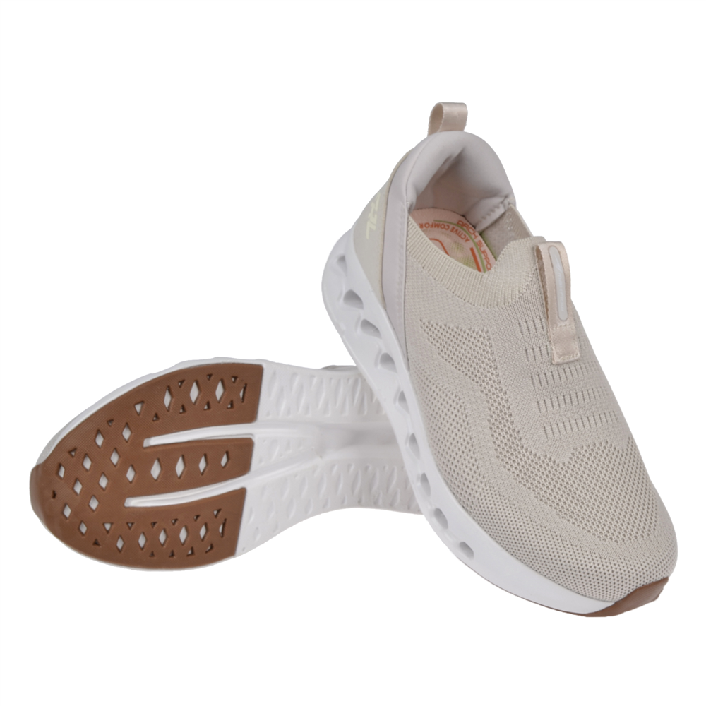 Forelli Triko Kadın Spor Ayakkabı Sneaker FOR-HEİDİ   BEJ