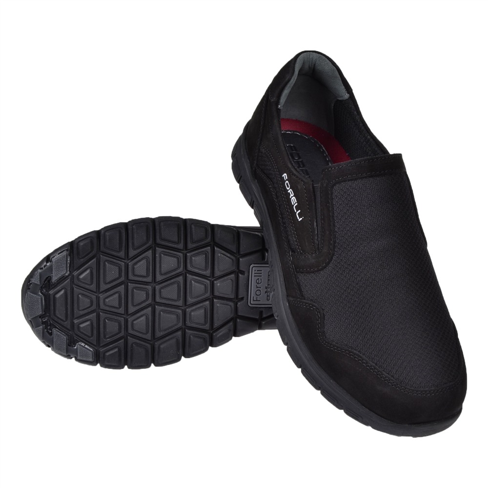 Forelli Üzeri Anorak Comfort Erkek Spor Ayakkabı FOR-TİGRE SİYAH NUBUK