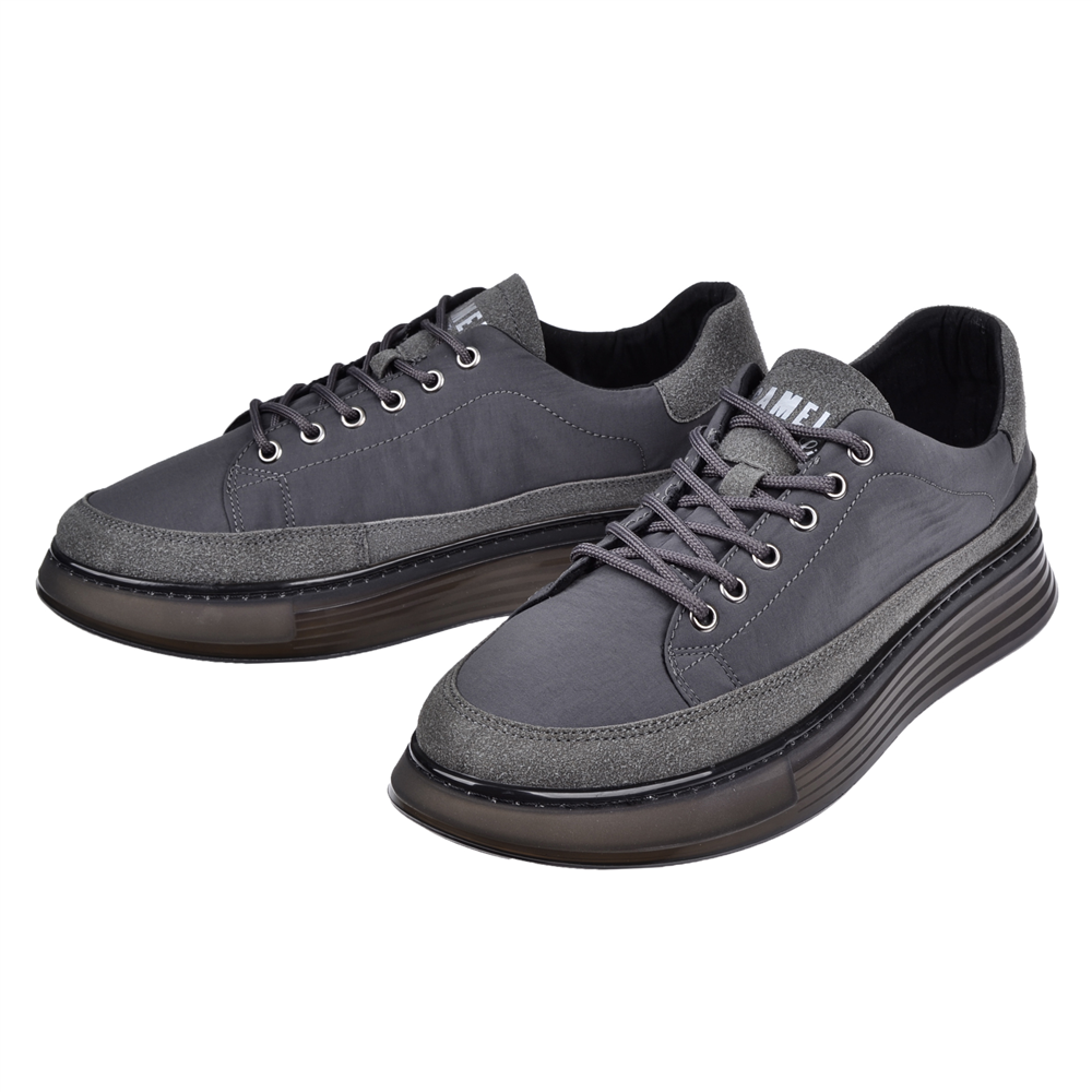Gamelu Erkek Spor Ayakkabı Sneaker EK-MONSTER-M KOYU GRİ