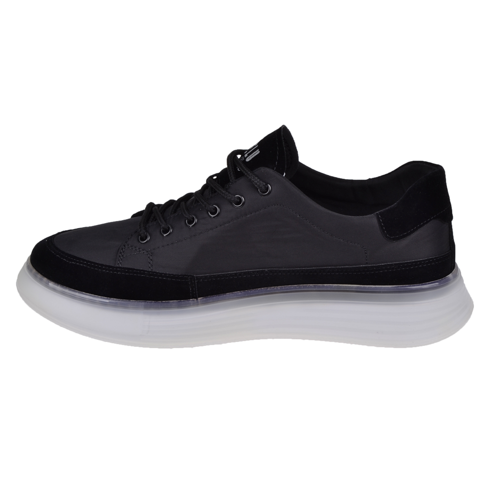 Gamelu Erkek Spor Ayakkabı Sneaker EK-MONSTER-M SİYAH BEYAZ