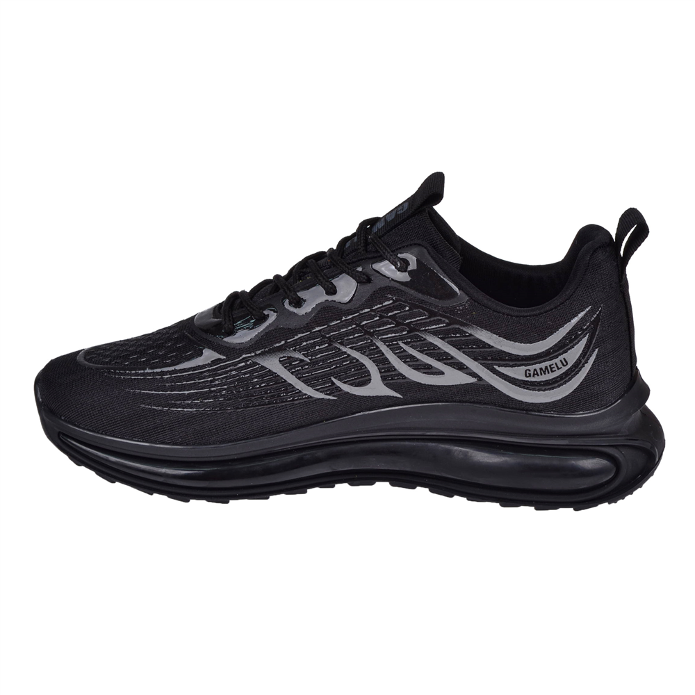 Gamelu Memory Foam Erkek Spor Ayakkabı Sneaker EK-APPLE SİYAH