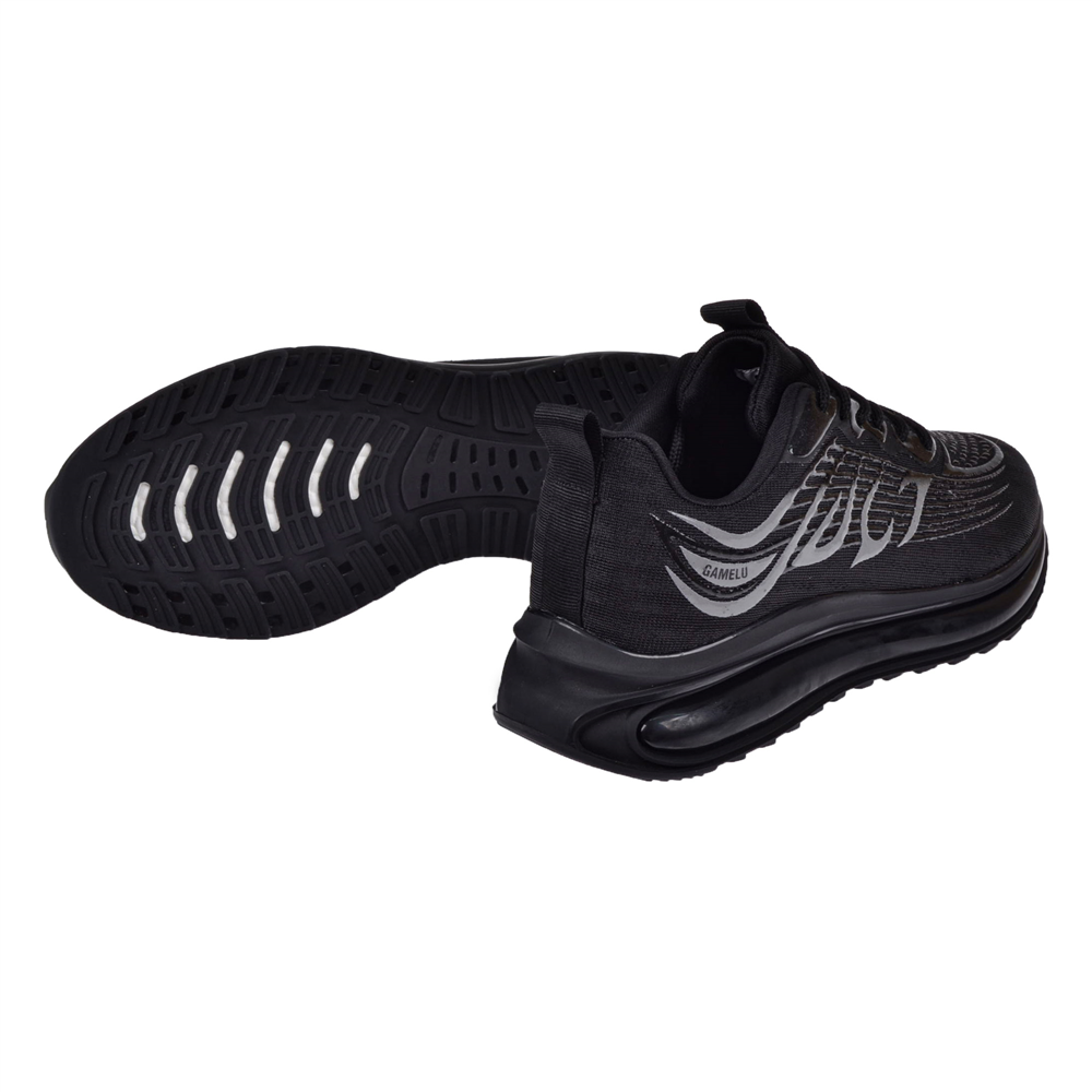 Gamelu Memory Foam Erkek Spor Ayakkabı Sneaker EK-APPLE SİYAH