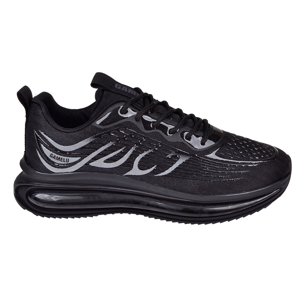 Gamelu Memory Foam Kadın Spor Ayakkabı Sneaker EK-APPLE-Z SİYAH