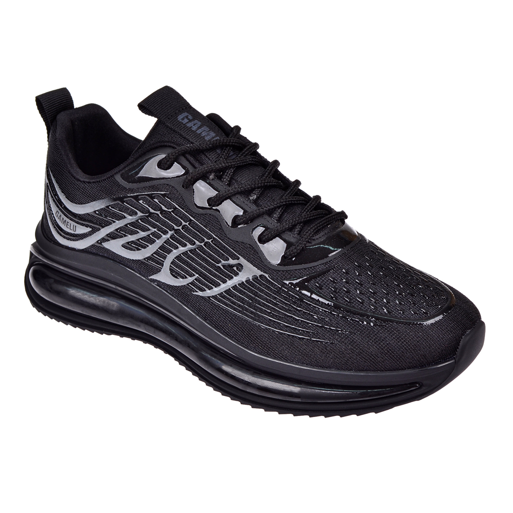 Gamelu Memory Foam Kadın Spor Ayakkabı Sneaker EK-APPLE-Z SİYAH