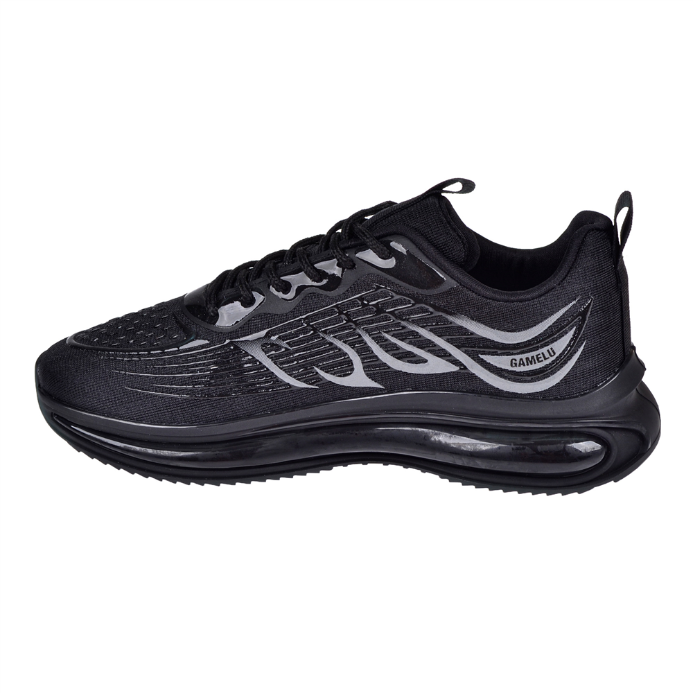 Gamelu Memory Foam Kadın Spor Ayakkabı Sneaker EK-APPLE-Z SİYAH