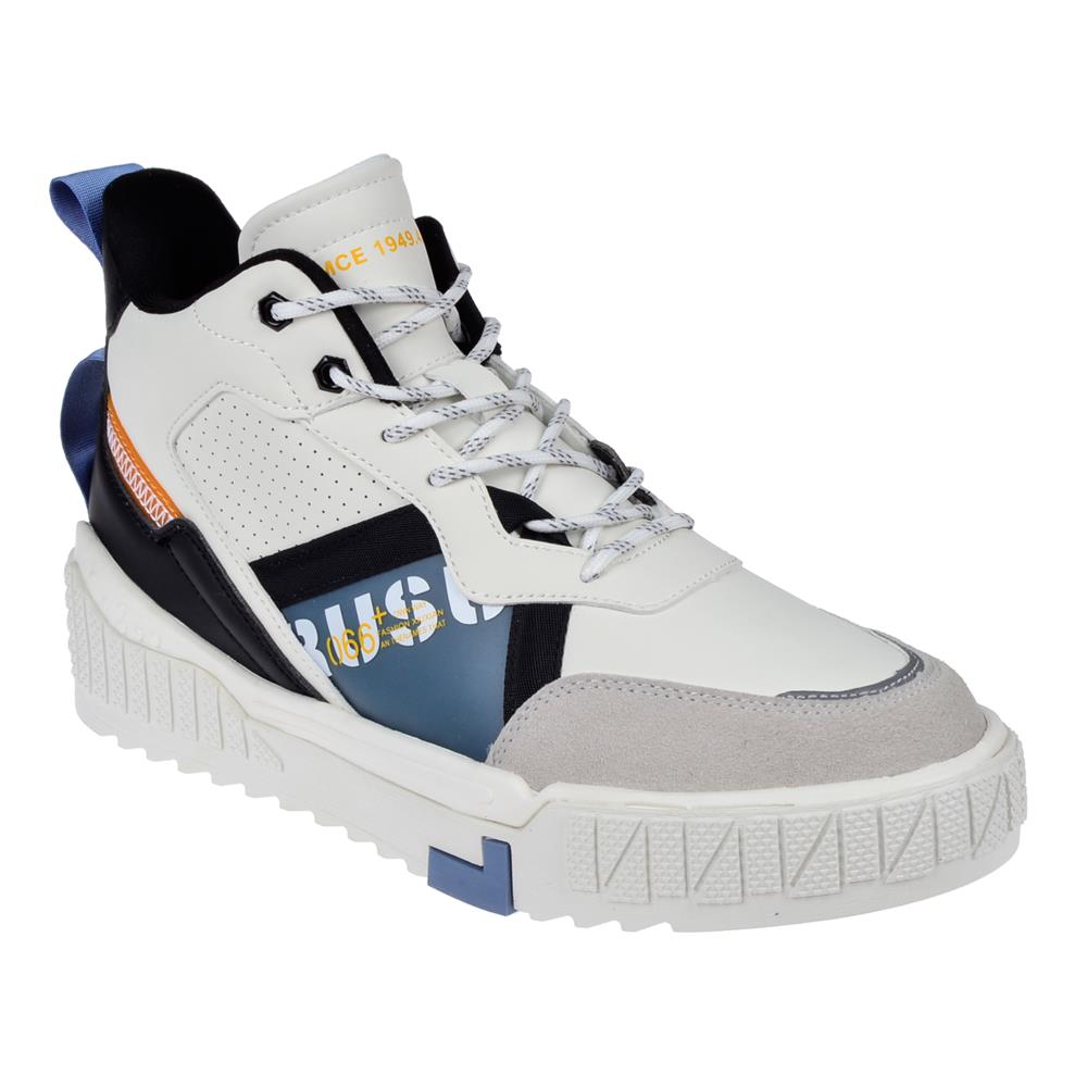 Gamelu Yüksek Bilekli Erkek Spor Ayakkabı Sneaker EK-POLO   BEYAZ