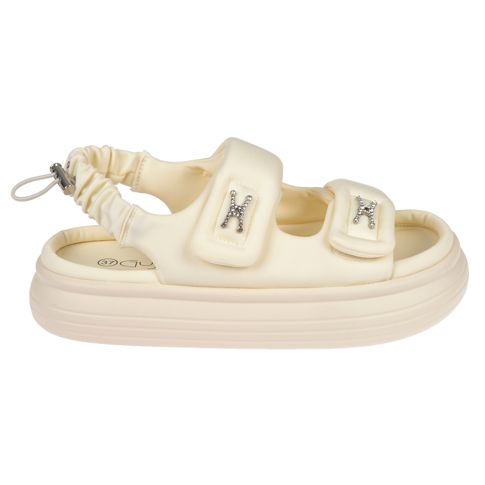 Guja Comfort Cırtlı Kadın Sandalet GJ-413-1 BEJ