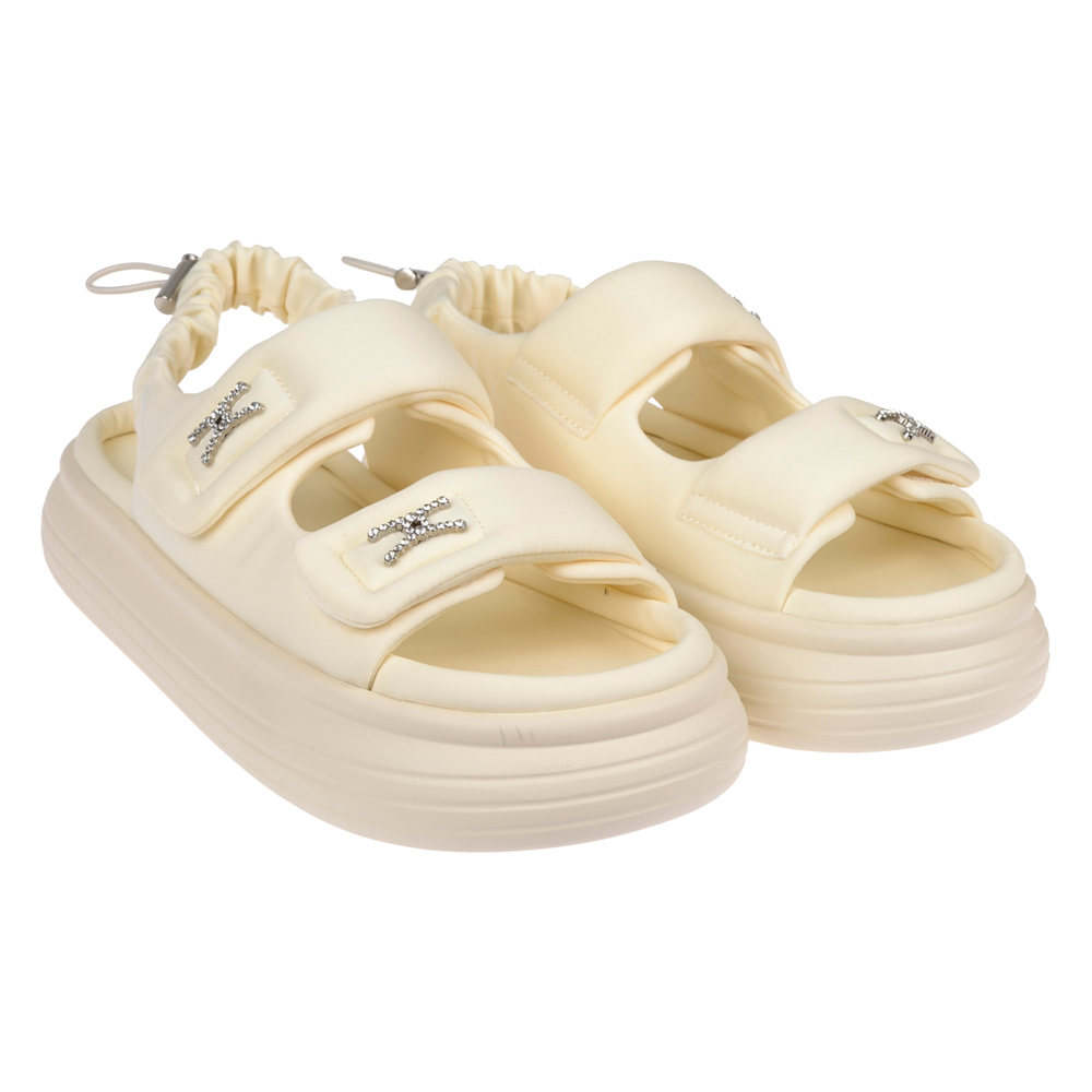Guja Comfort Cırtlı Kadın Sandalet GJ-413-1 BEJ
