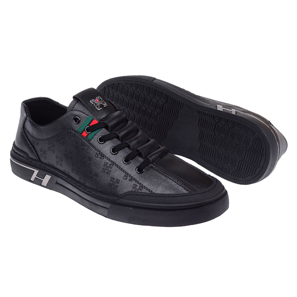 Guja Erkek Spor Ayakkabı Sneaker GJ-510-3 SİYAH