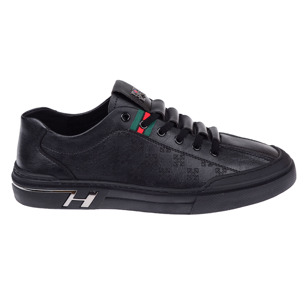 Guja Erkek Spor Ayakkabı Sneaker GJ-510-3 SİYAH