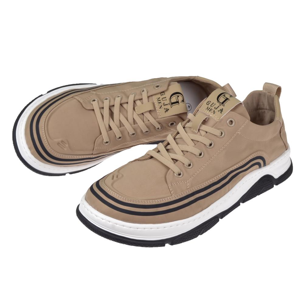 Guja Hafif Taban Tekstil Erkek Sneaker GJ-507   BEJ
