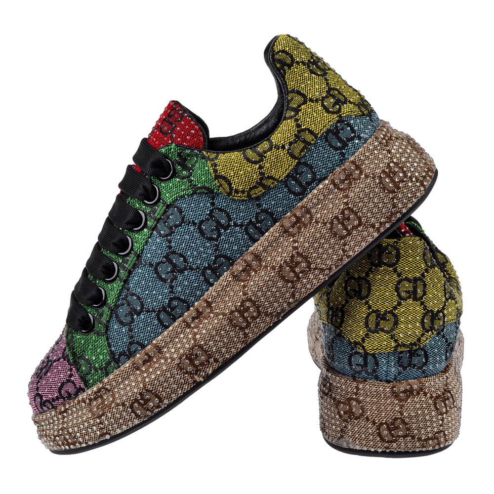 Guja Taş Detaylı Kadın Spor Ayakkabı Sneaker GJ-451 MULTİ