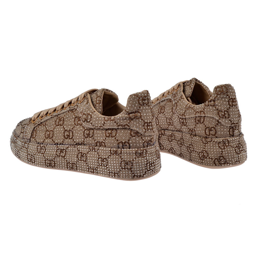 Guja Taş Detaylı Kadın Spor Ayakkabı Sneaker GJ-451 CAMEL