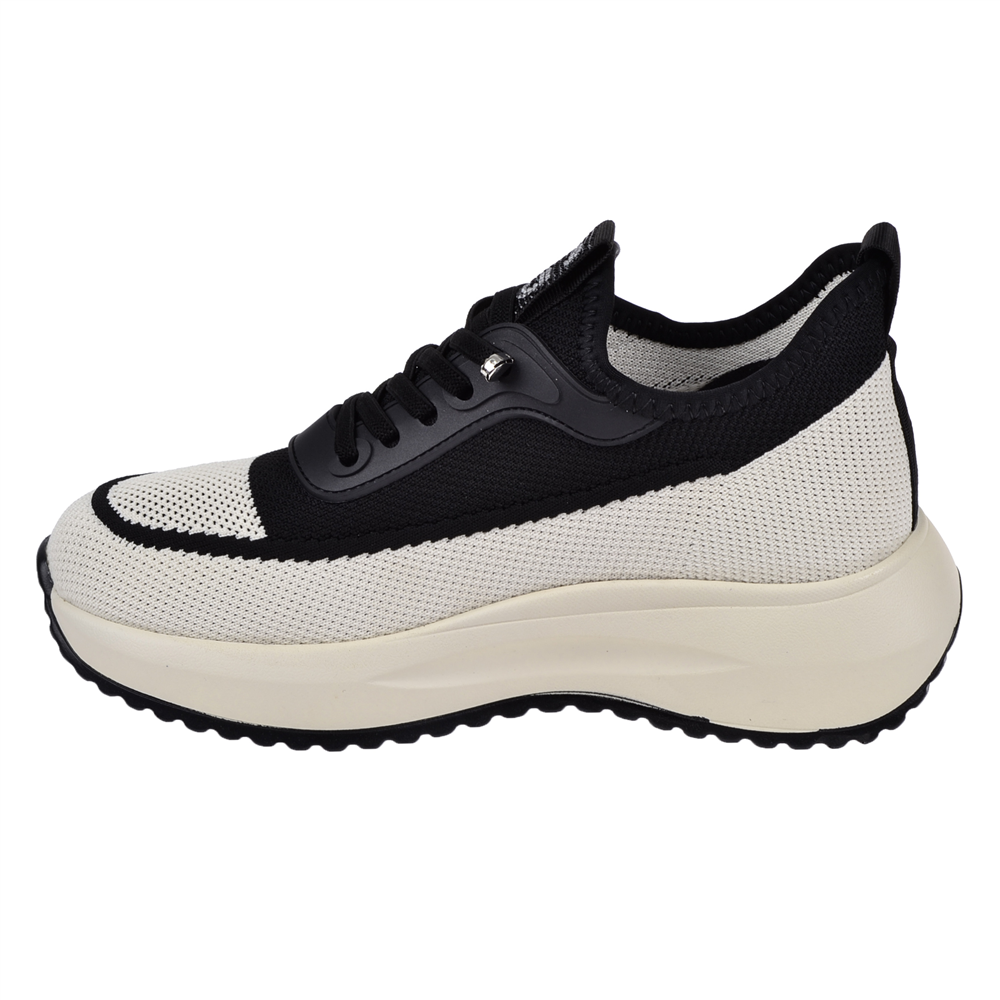 Guja Taş Detaylı Triko Kadın Spor Ayakkabı Sneaker GJ-26Y3012 SİYAH