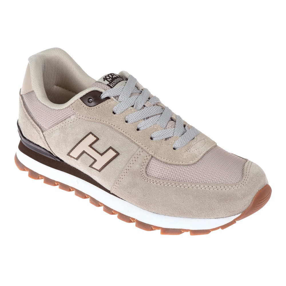 Hammer Jack Hakiki Deri 2023 Kış Erkek Spor Ayakkabı Sneaker HJ-19250-M   BEJ