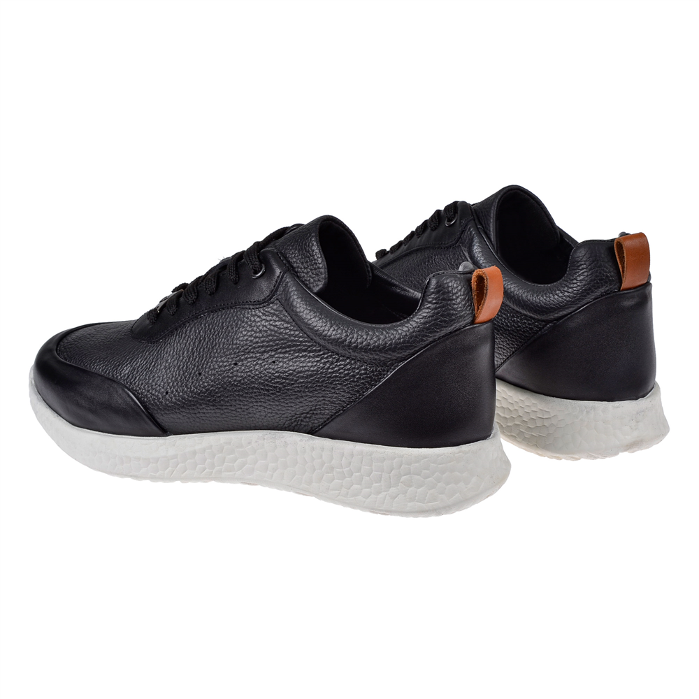 Hammer Jack Hakiki Deri Erkek Spor Ayakkabı Sneaker HJ-24260-M SİYAH