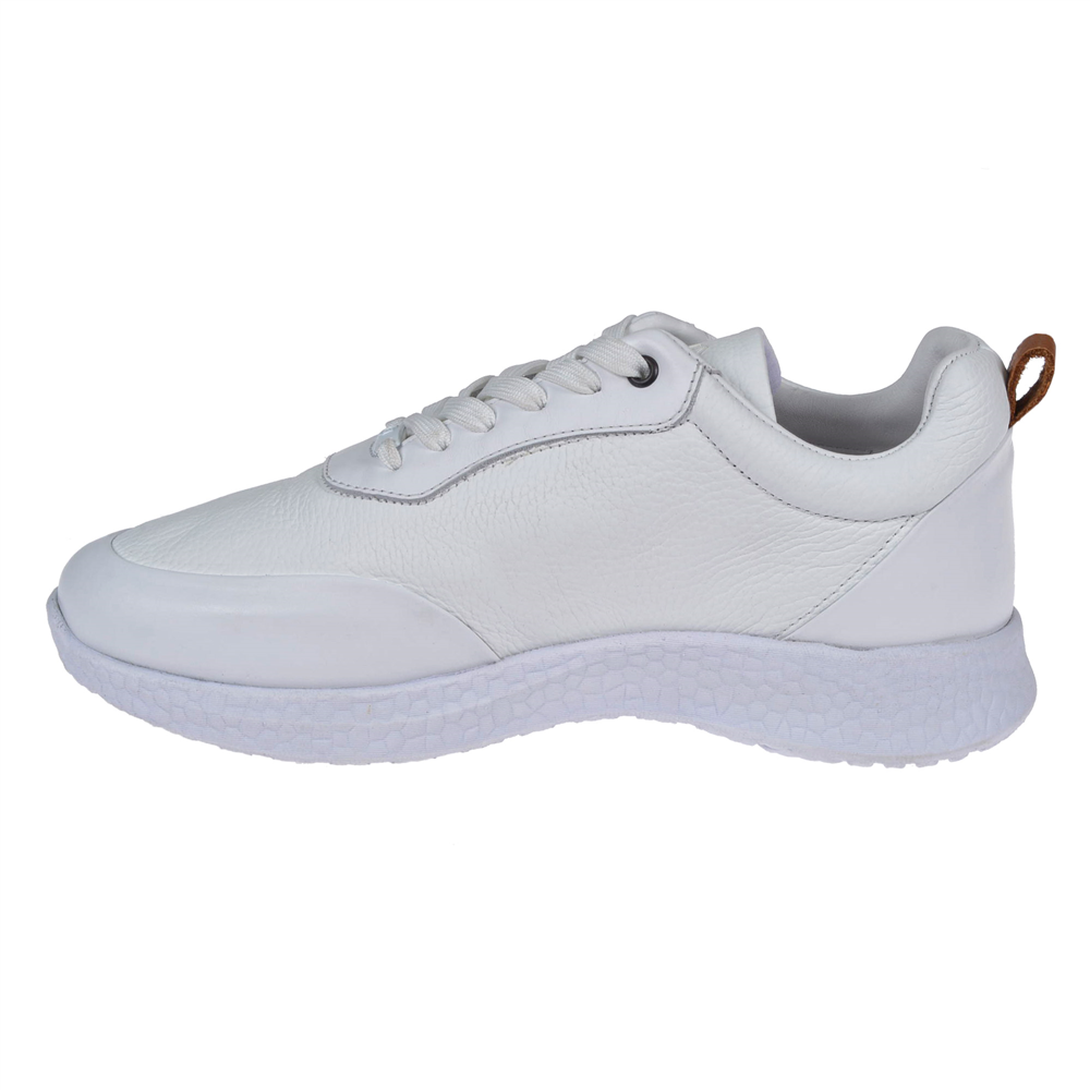 Hammer Jack Hakiki Deri Erkek Spor Ayakkabı Sneaker HJ-24260-M BEYAZ