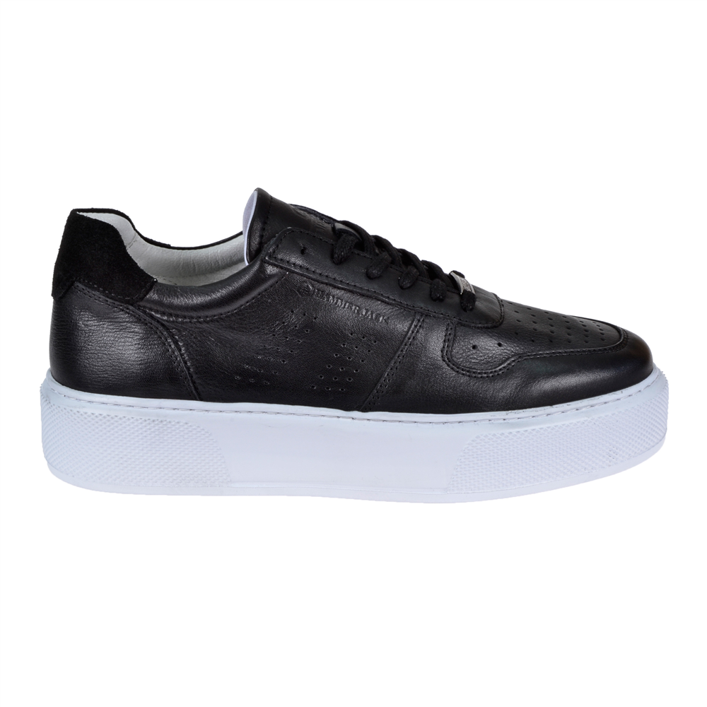 Hammer Jack Hakiki Deri Erkek Spor Ayakkabı Sneaker HJ-23020-M SİYAH