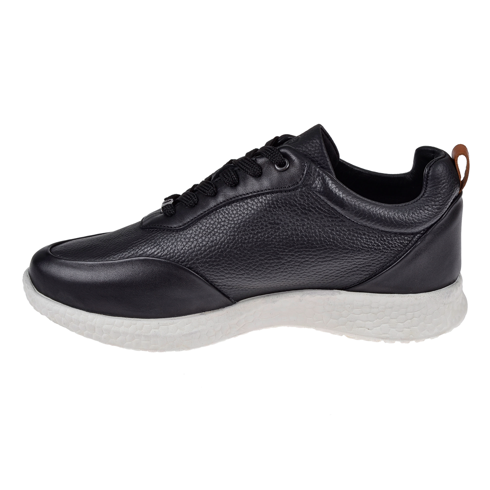 Hammer Jack Hakiki Deri Erkek Spor Ayakkabı Sneaker HJ-24260-M SİYAH