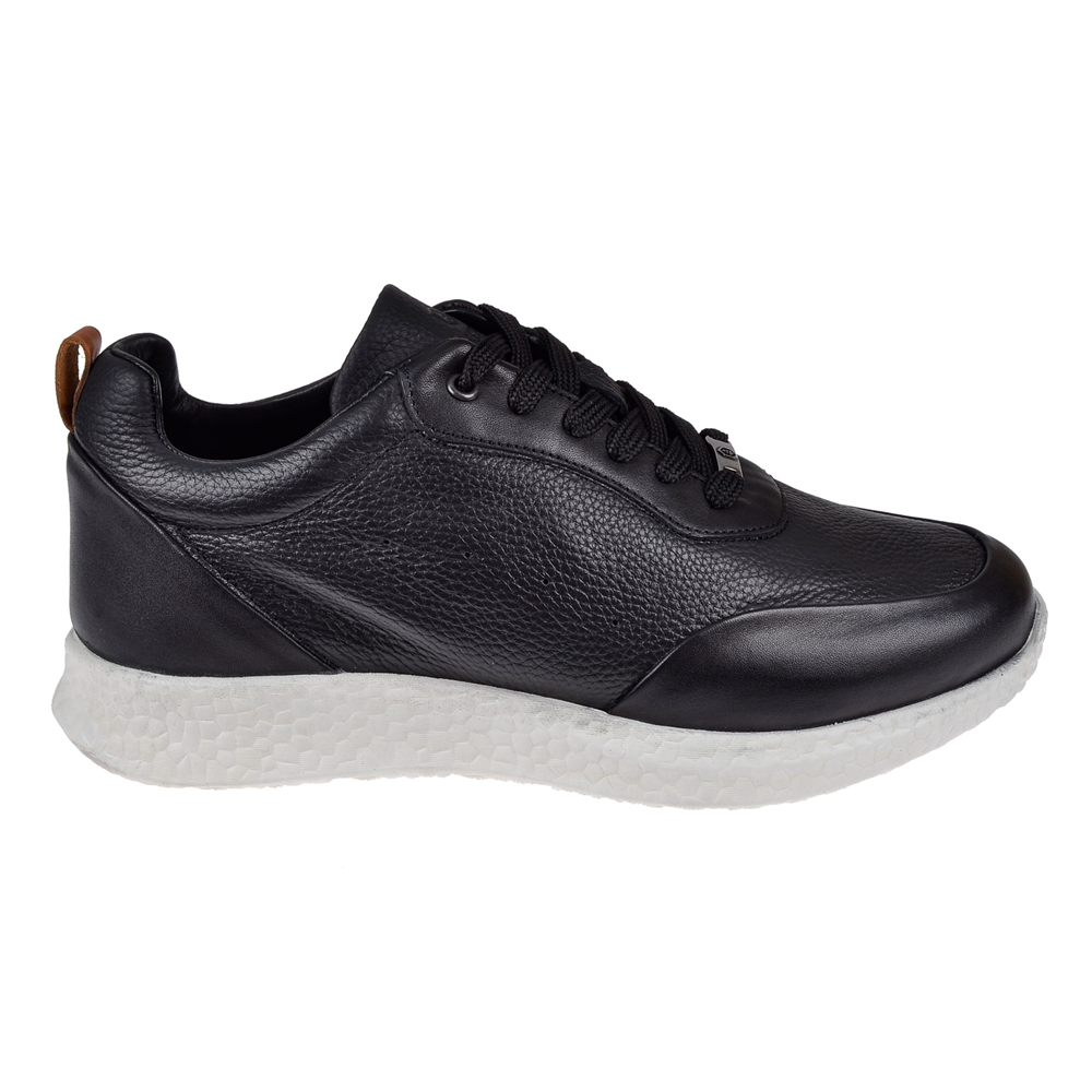 Hammer Jack Hakiki Deri Erkek Spor Ayakkabı Sneaker HJ-24260-M SİYAH