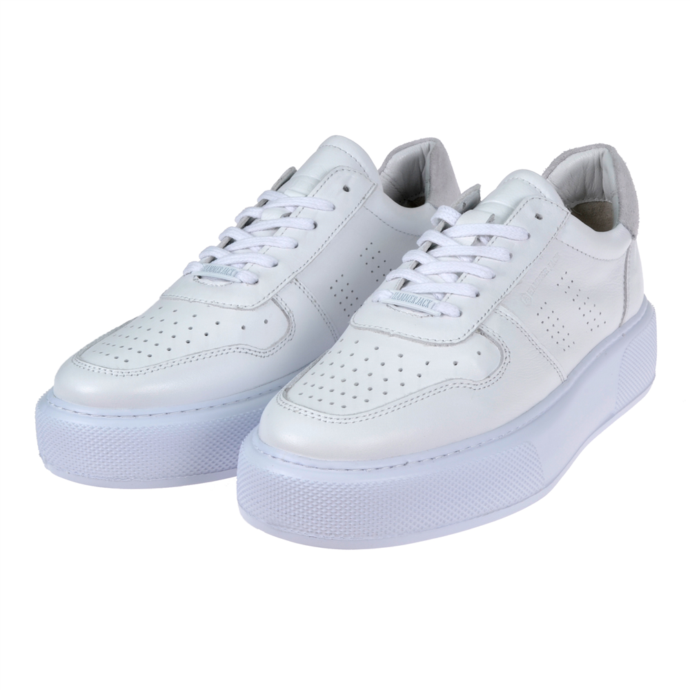 Hammer Jack Hakiki Deri Erkek Spor Ayakkabı Sneaker HJ-23020-M BEYAZ