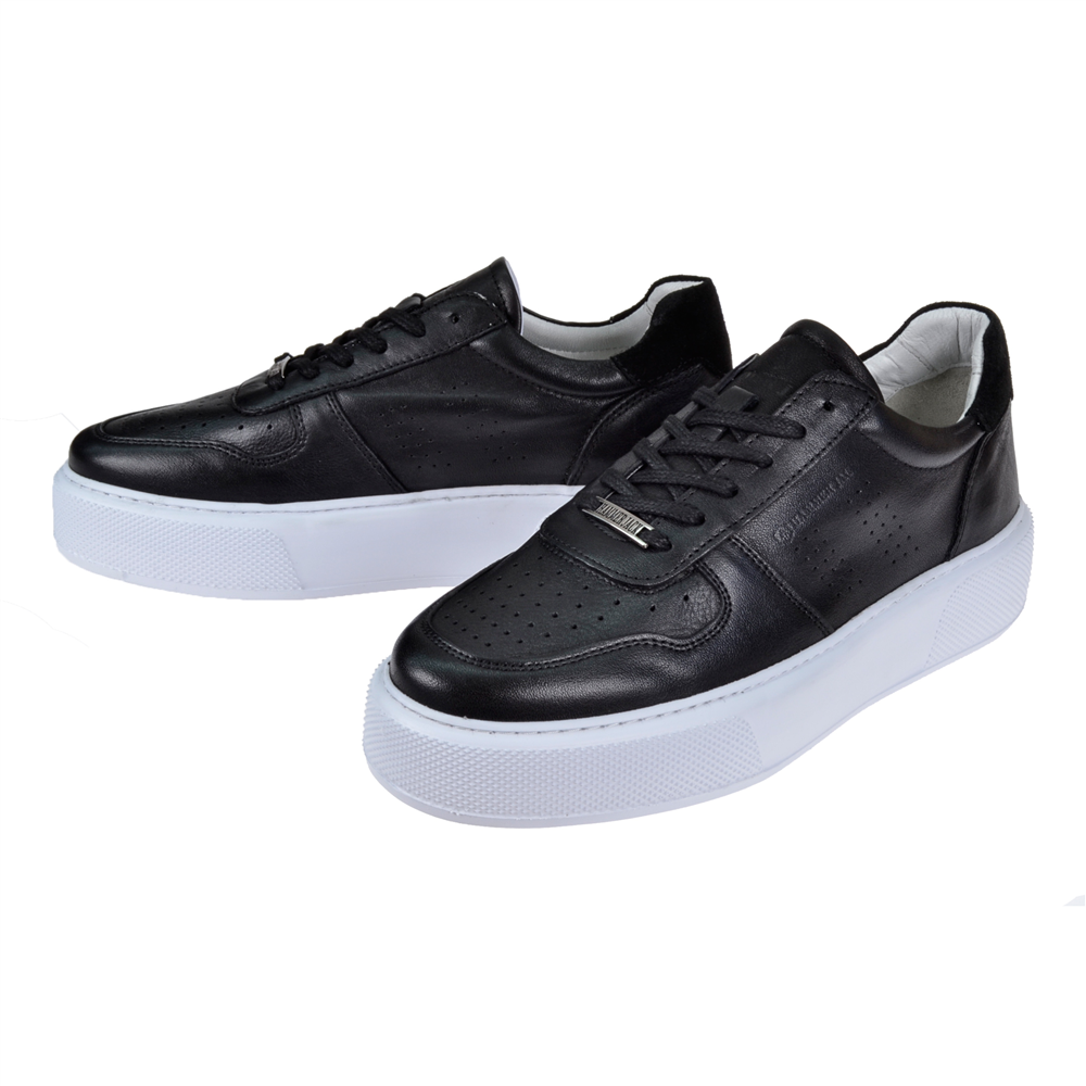Hammer Jack Hakiki Deri Erkek Spor Ayakkabı Sneaker HJ-23020-M SİYAH