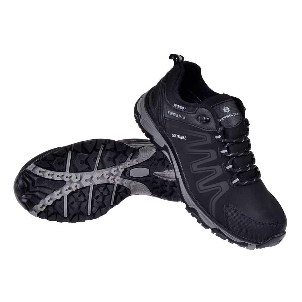 Hammer Jack Outdoor Su Geçirmez Erkek Spor Ayakkabı HJ-20106 SİYAH