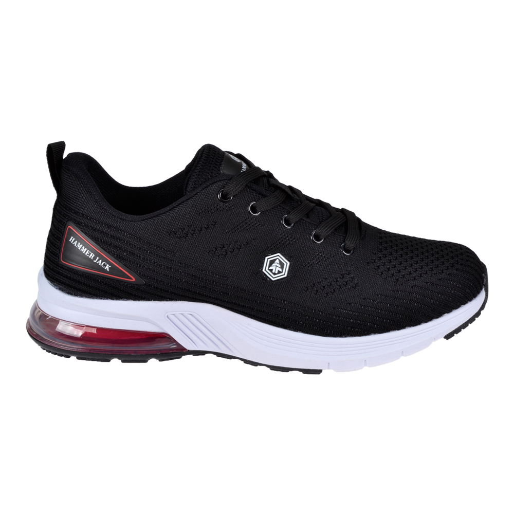 Hammer Jack Triko Erkek Spor Ayakkabı Sneaker HJ-23376-M SİYAH