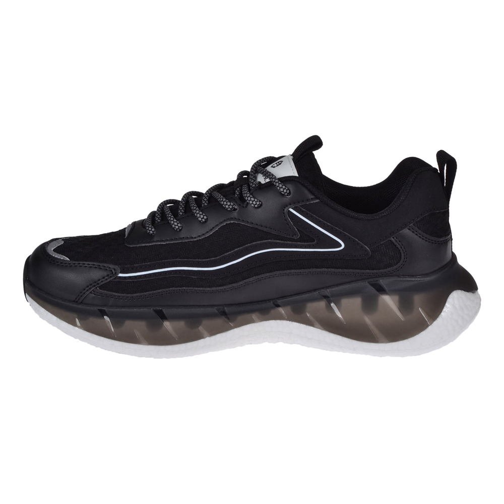Hammer Jack Yumuşak Taban Erkek Spor Ayakkabı Sneaker HJ-24122-M SİYAH