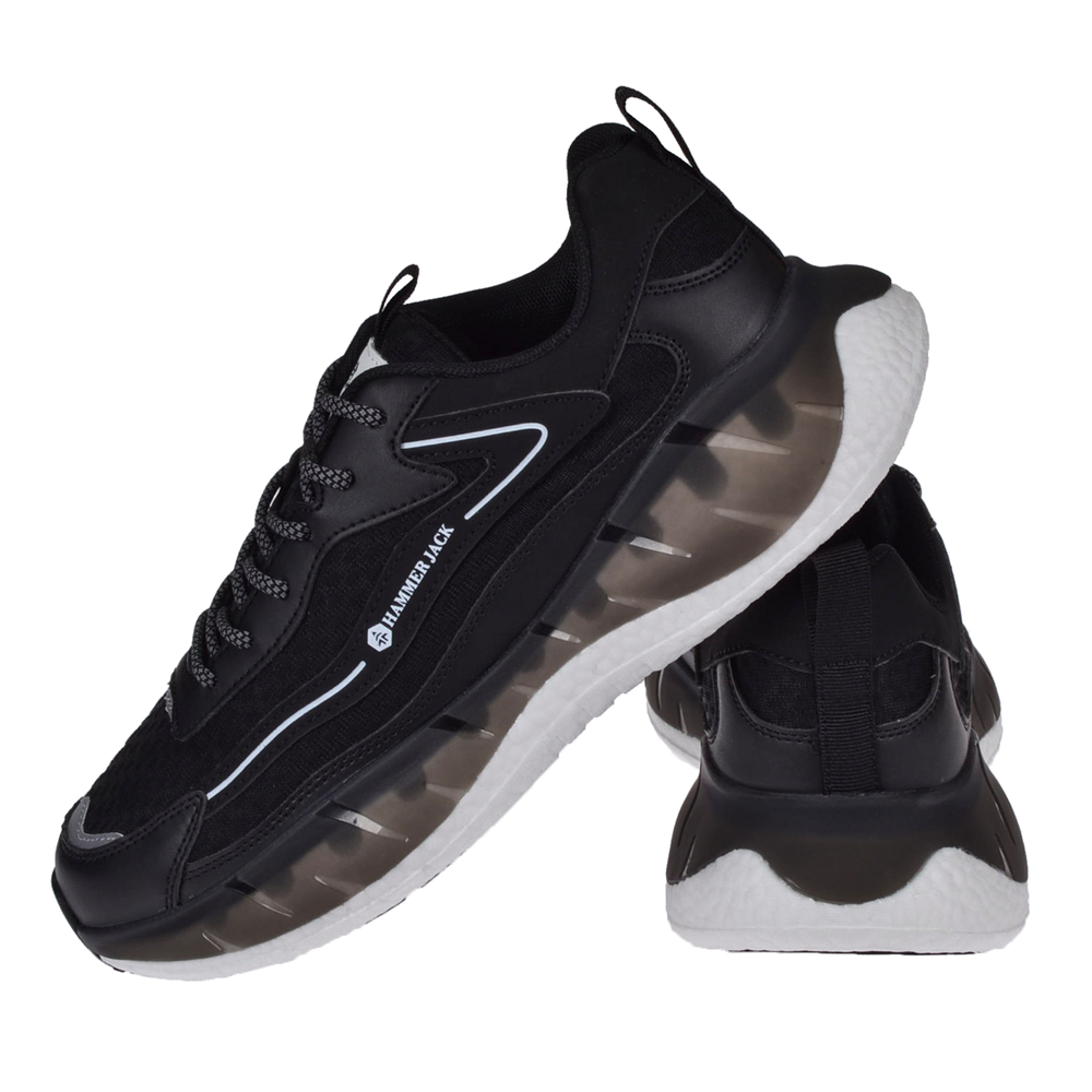 Hammer Jack Yumuşak Taban Erkek Spor Ayakkabı Sneaker HJ-24122-M SİYAH