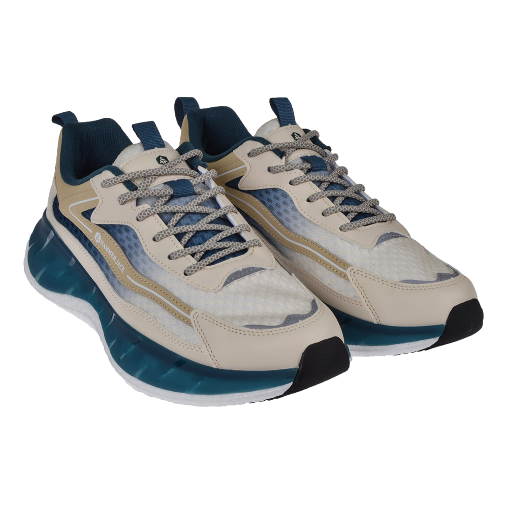 Hammer Jack Yumuşak Taban Erkek Spor Ayakkabı Sneaker HJ-24122-M BEJ
