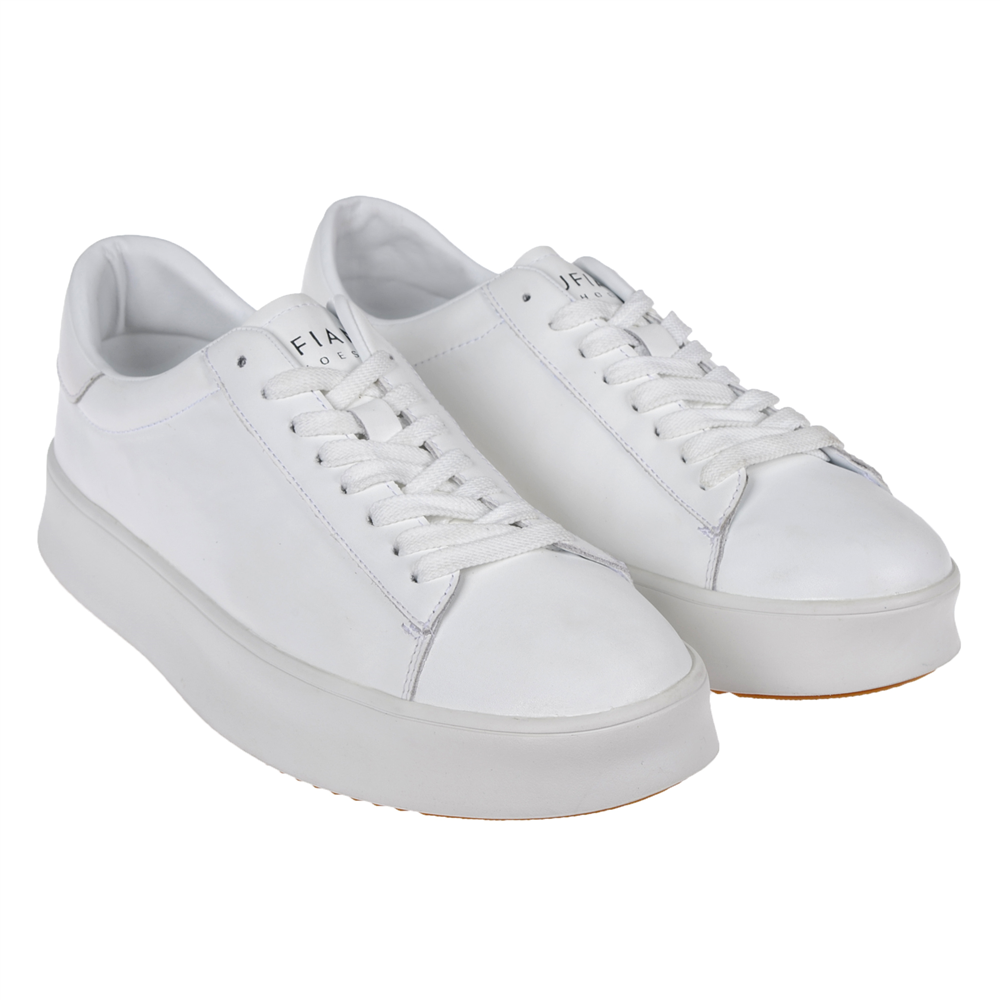 Lufian Bağcıklı Erkek Spor Ayakkabı Sneaker LUF-ANTON BEYAZ