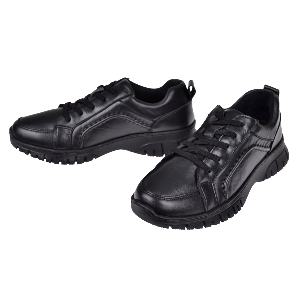 New Diamond Hakiki Deri Comfort Kadın Ayakkabı ND-25620 SİYAH