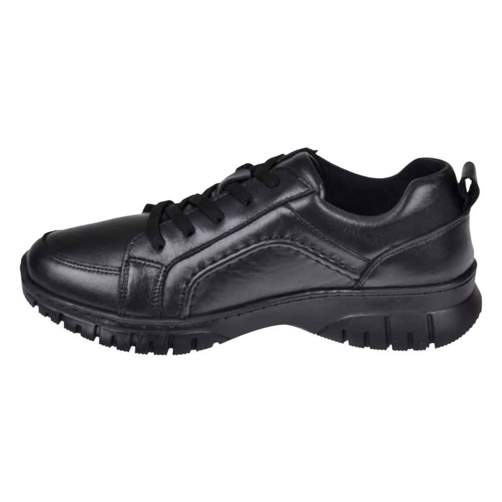 New Diamond Hakiki Deri Comfort Kadın Ayakkabı ND-25620 SİYAH