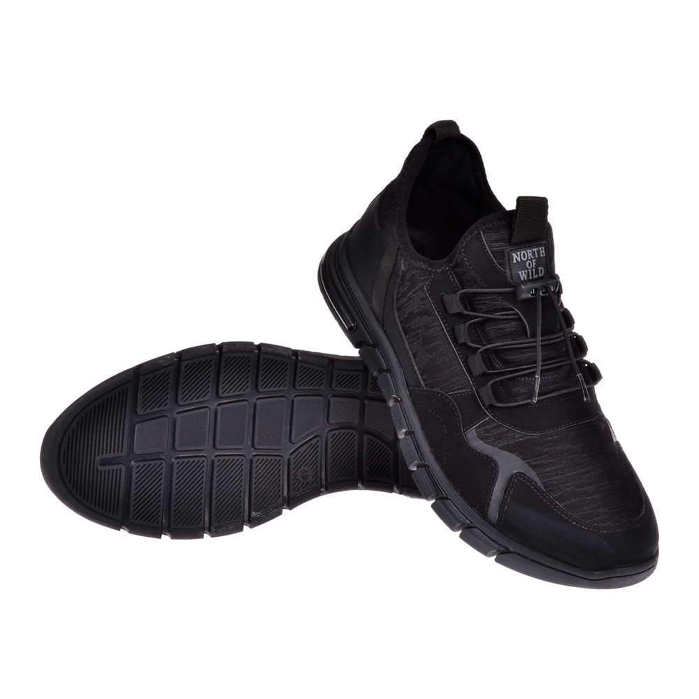North Of Wild Memory Foam Erkek Spor Ayakkabı Sneaker EK-SAFE SİYAH